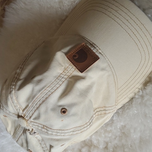 Carhartt Thrashed Light Tan Ball Cap - Picture 1 of 10